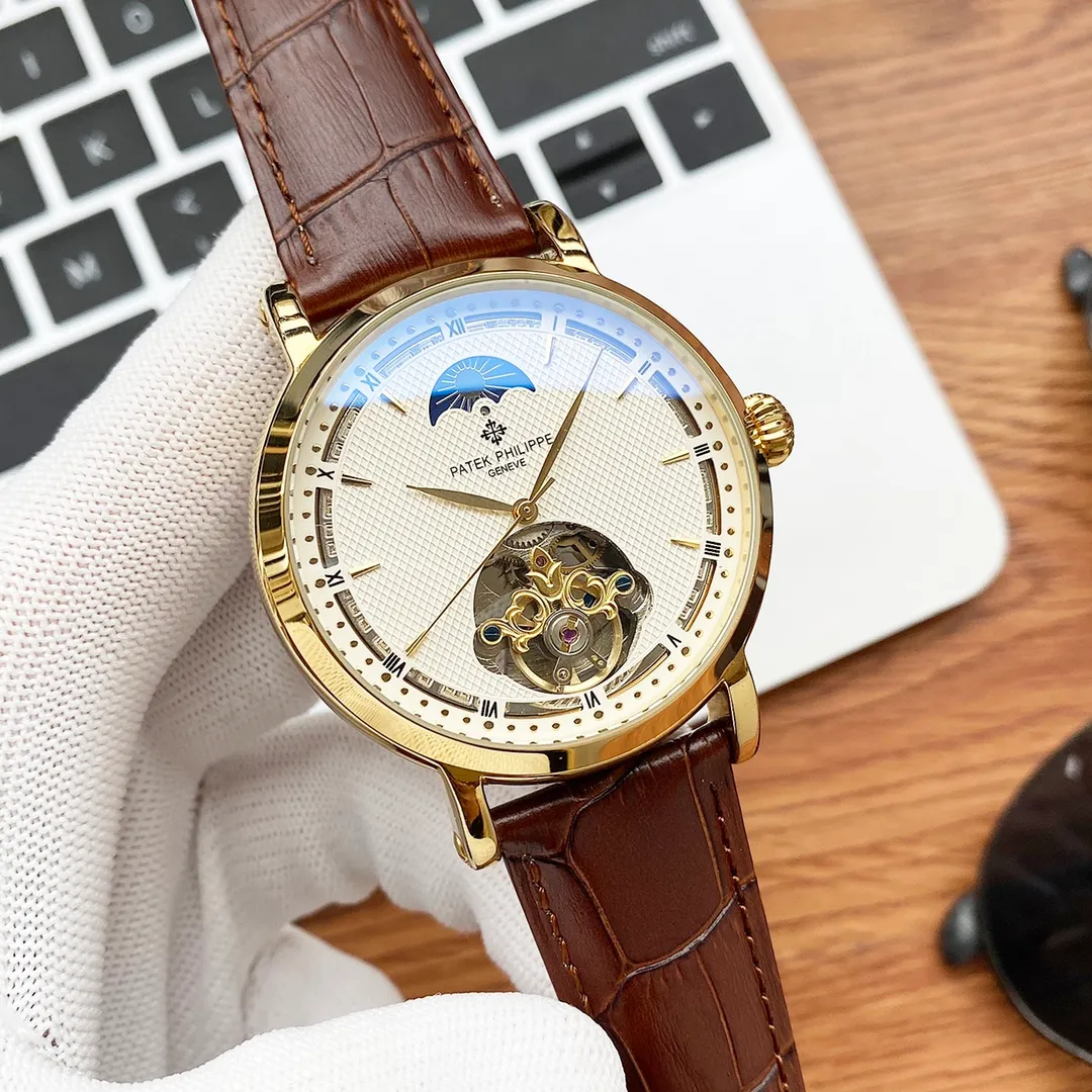 【High-end replica】💰1440! Patek Philippe - PATEK PHILPPE Type: [Cool] Men's Watch Case: 316 fine steel (high quality workmanship) Strap: Imported calfskin/316 fine steel (two options available) Movement: Imported Citizen 8215 modified deck mechanical movement (stable travel time) Material: Advanced reinforced coating mirror Size: Diameter 40mm Thickness 13mm